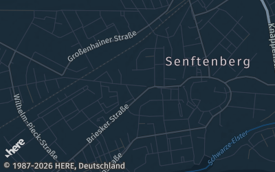 Heizung Map of Senftenberg