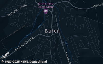 Heizung Map of Büren