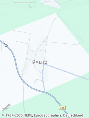 Here Map of Jämlitz-Klein Düben