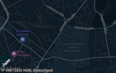 Heizung Map of Dinslaken