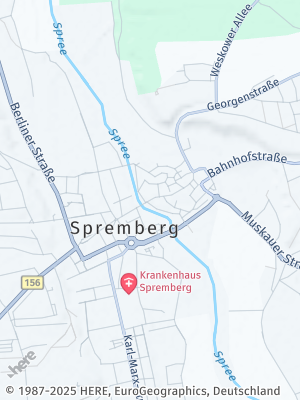 Here Map of Spremberg