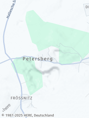 Here Map of Petersberg bei Halle
