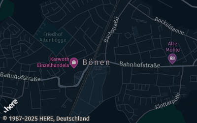 Heizung Map of Bönen