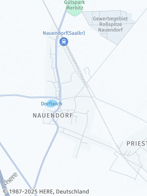 Here Map of Nauendorf bei Halle