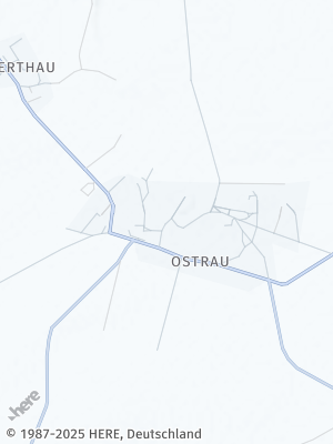 Here Map of Ostrau bei Halle