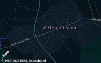 Heizung Map of Willebadessen