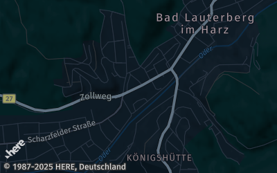 Heizung Map of Bad Lauterberg im Harz
