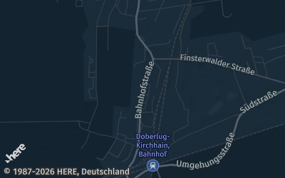 Heizung Map of Doberlug-Kirchhain