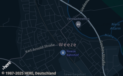 Heizung Map of Weeze