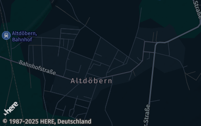 Heizung Map of Altdöbern