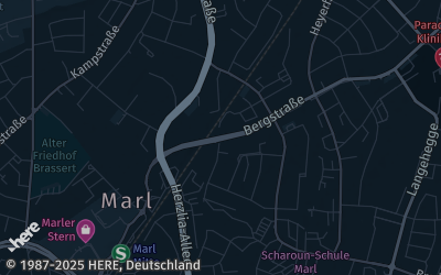 Heizung Map of Marl