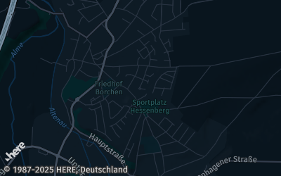 Heizung Map of Borchen