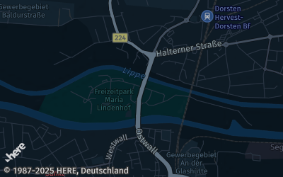 Heizung Map of Dorsten