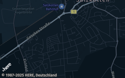 Heizung Map of Salzkotten