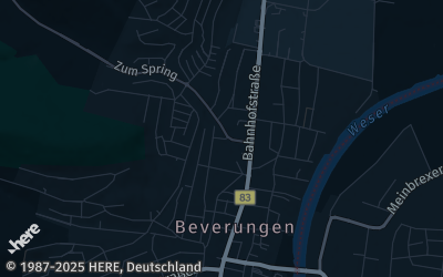 Heizung Map of Beverungen
