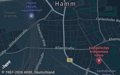 Heizung Map of Hamm