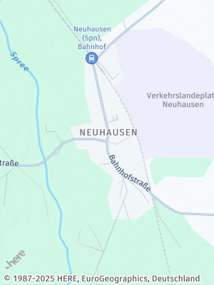 Here Map of Neuhausen / Spree