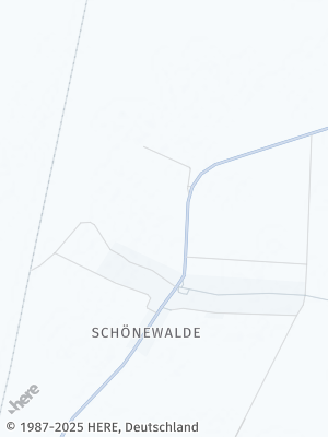 Here Map of Schönewalde bei Herzberg
