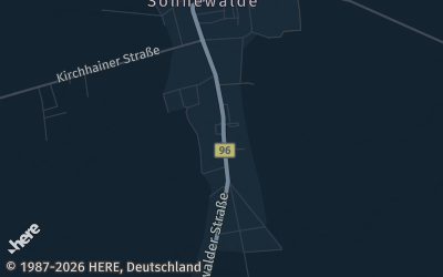Heizung Map of Sonnewalde