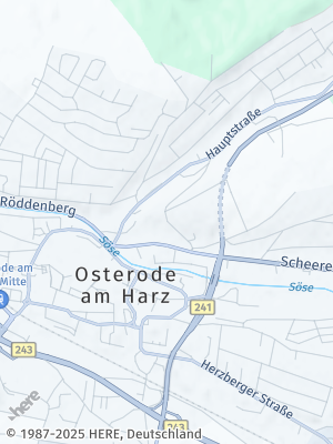 Here Map of Osterode am Harz