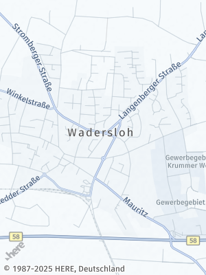 Here Map of Wadersloh