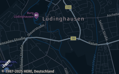 Heizung Map of Lüdinghausen
