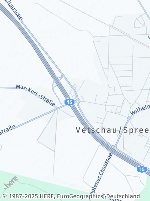 Here Map of Vetschau / Spreewald