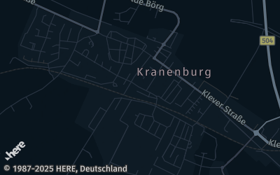 Heizung Map of Kranenburg