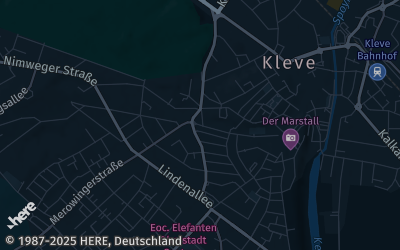 Heizung Map of Kleve