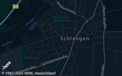Heizung Map of Schlangen