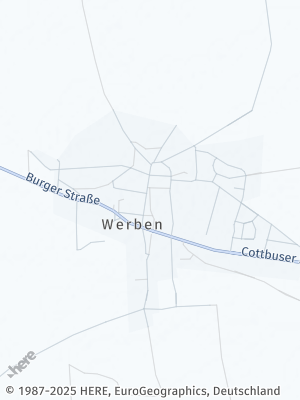 Here Map of Werben