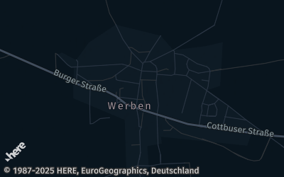 Heizung Map of Werben
