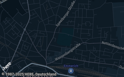 Heizung Map of Emmerich am Rhein