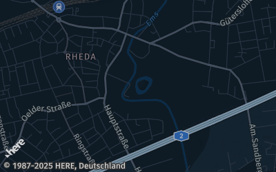 Heizung Map of Rheda-Wiedenbrück