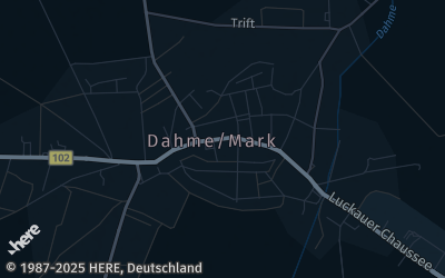 Heizung Map of Dahme / Mark