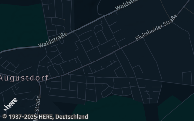 Heizung Map of Augustdorf