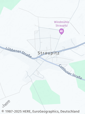 Here Map of Straupitz