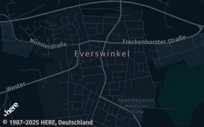 Heizung Map of Everswinkel