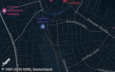 Heizung Map of Coesfeld