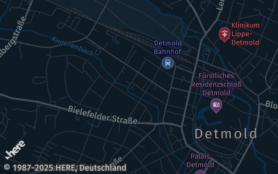 Heizung Map of Detmold