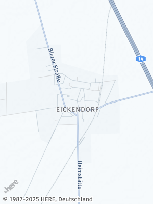 Here Map of Eickendorf bei Schönebeck