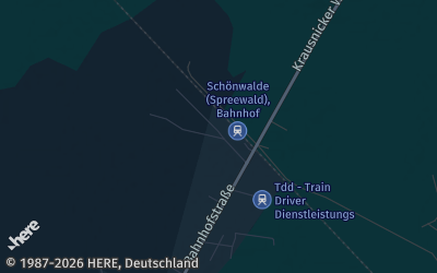 Heizung Map of Schönwald bei Lübben