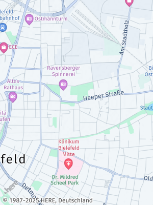 Here Map of Bielefeld