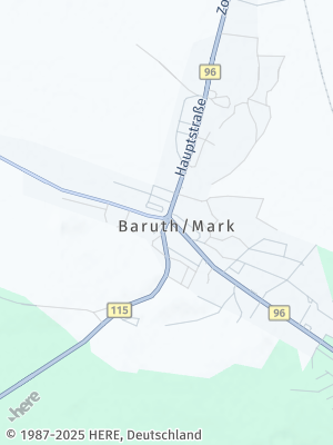 Here Map of Baruth / Mark