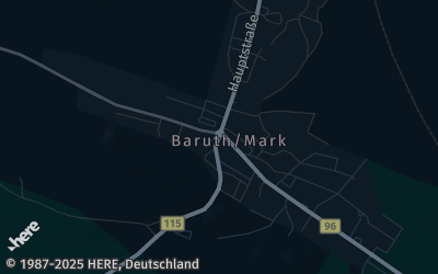 Heizung Map of Baruth / Mark