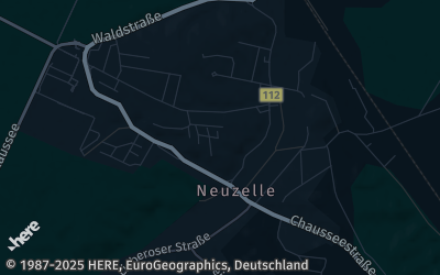 Heizung Map of Neuzelle