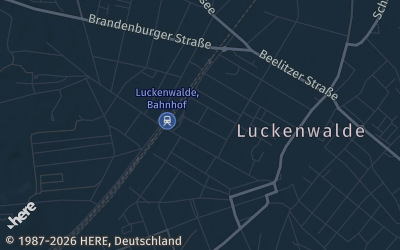 Heizung Map of Luckenwalde