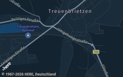 Heizung Map of Treuenbrietzen