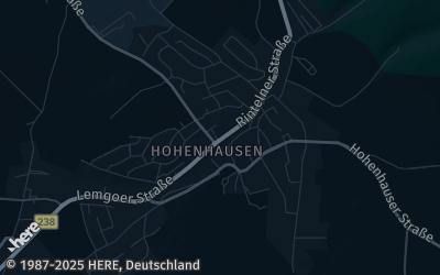 Heizung Map of Kalletal
