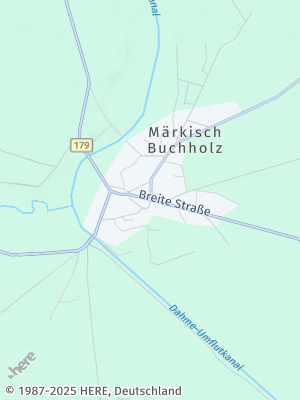 Here Map of Märkisch Buchholz